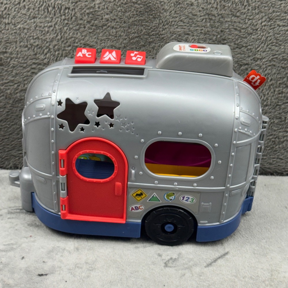 Fisher-Price Laugh & Learn 3-in-1 On-the-Go Camper Kids‎ Silver Excellent HGP71